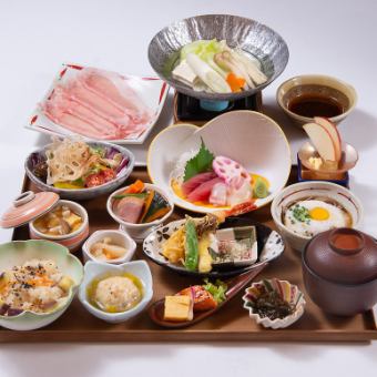[Reservations accepted on the day!] Goryo Gozen (with crab shabu-shabu) - 3,780 yen (tax included)