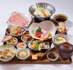 Autumn Goryo Gozen Meal ~with Mikawa Mochi Pork Shabu-Shabu~