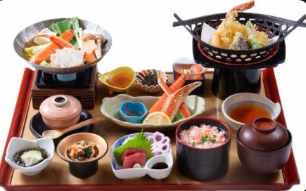 【당일 예약 OK】 게스키 냄비 첨부 “게 고료 밥상”