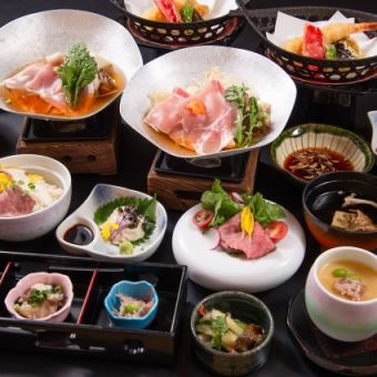 [Reservation required by the day before] Mochi pork kaiseki course with 10 dishes. 5,000 yen (tax included) for 2 or more people.