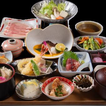 【当日予約OK!】五稜御膳~黒毛和牛のすき焼き付~