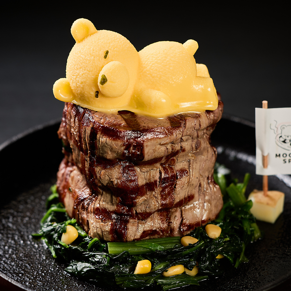 絶品ステーキ×可愛い濃厚クマバターは写真・SNS映え必至です★