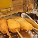 Kushikatsu 5 pieces set (limited to 20 servings) *Comes with a drink of your choice