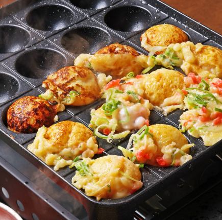 【아츠아츠 후와토로! 문어 구이 만끽 코스】2500엔