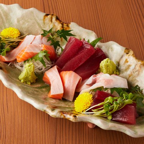 We also take pride in our seafood dishes.