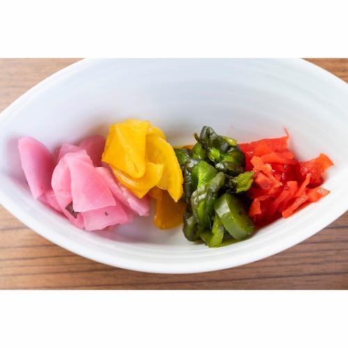 Assorted pickles