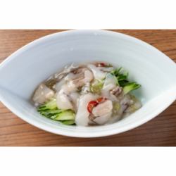 Octopus with wasabi / Changja (spicy fermented squid) / Salted squid (various types)