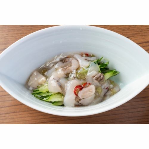 Octopus with wasabi / Changja (spicy fermented squid) / Salted squid (various types)