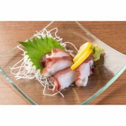 Octopus sashimi