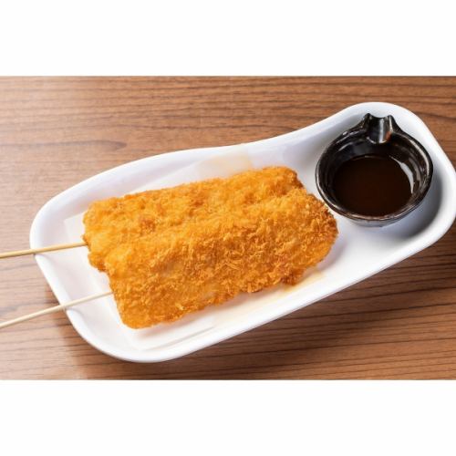 Deep-fried squid skewers (2 pieces) / Deep-fried white fish skewers (2 pieces) / Deep-fried shrimp skewers (2 pieces) (various types)