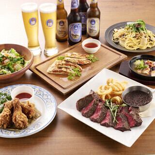 【季節限定/シーズナル・ビアコース】旬の食材と、今一番おいしいビールを味わう【歓送迎会】