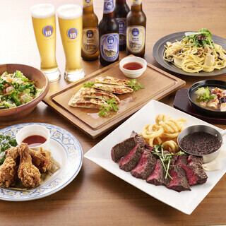 【季節限定/シーズナル・ビアコース】旬の食材と、今一番おいしいビールを味わう【歓送迎会】