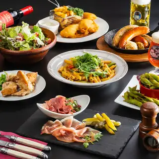 【3時間飲み放題×スタンダード】世界の樽生ビール3種&世界のワイン5種などが対象♪6500円(税込)