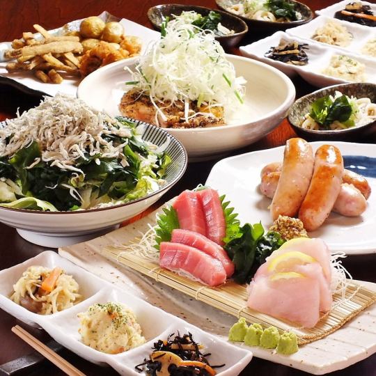 【推薦宴會♪】木蘭套餐（共7道菜）3,000日圓（含稅）