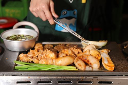牛ホルモンタレ焼きコース　(2名より)