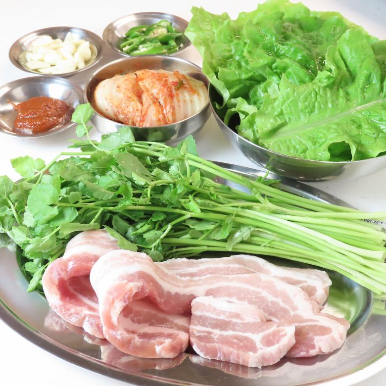 ミナリサムギョプサル(2人前から)