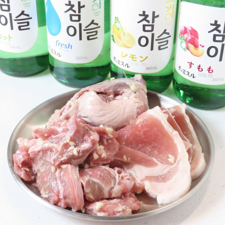 ☆豚のカシラ・ハラミ・肩肉 盛合せ