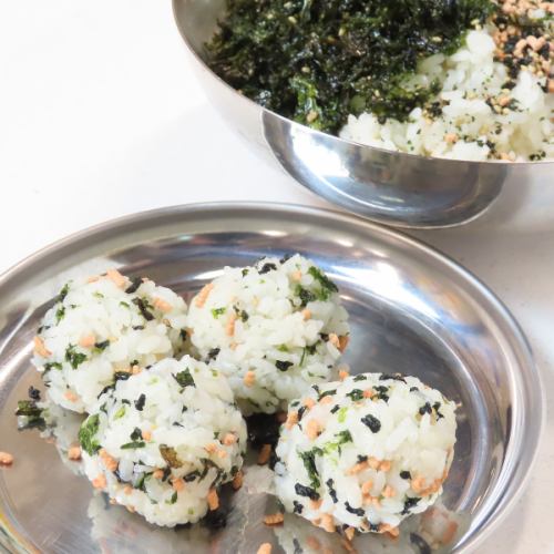 焼き肉に合うおにぎり