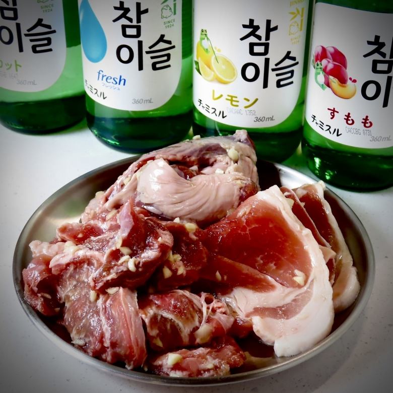 ☆豚のカシラ・ハラミ・肩肉 盛合せ