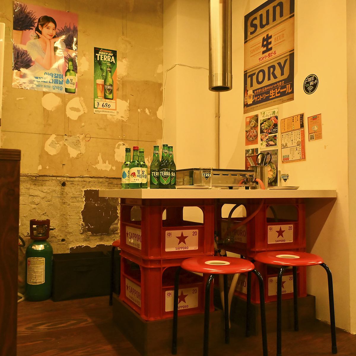 本場釜山の本格的な韓国焼肉を楽しめるお店♪店内もまるで韓国！