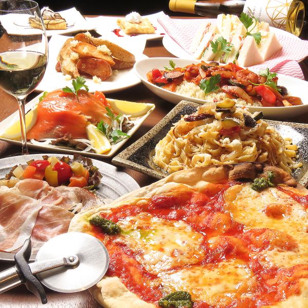 Ladies only [Ladies Plan] 2.5 hours all-you-can-drink and 8 dishes for 4,500 yen! A great value plan that also includes our specialty pizza and desserts ♪