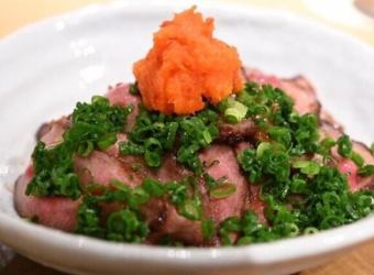 牛タンタタキ自家製ポン酢