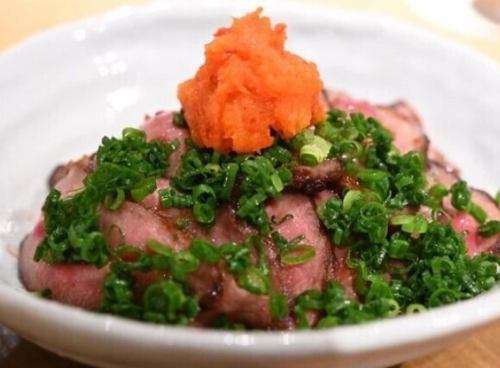 牛タンタタキ自家製ポン酢