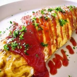 hawaiian cheese omelet