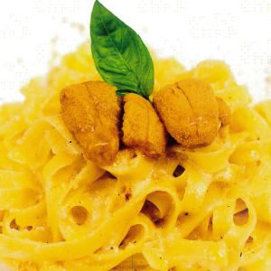 tagliatelle with sea urchin cream sauce