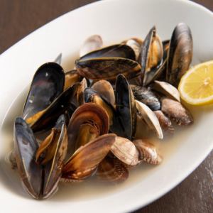 Mussels white wine steamed