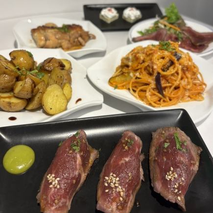 [All-you-can-eat] 3 hours of all-you-can-drink♪ Our full course of 9 dishes for 4,000 yen (tax included)