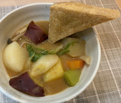 Lunch with lots of ingredients