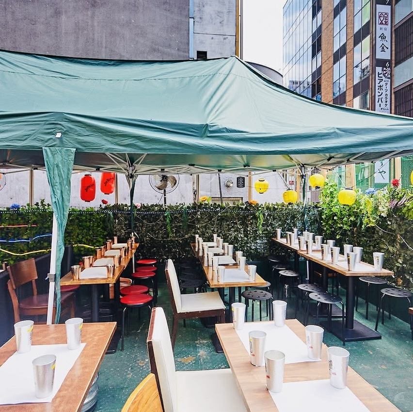 【お通し&席料なし】新宿ビアガーデン Rooftop Terrace 新宿店