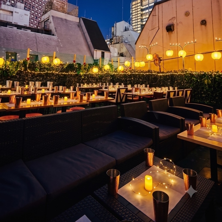 【お通し&席料なし】新宿ビアガーデン Rooftop Terrace 新宿店