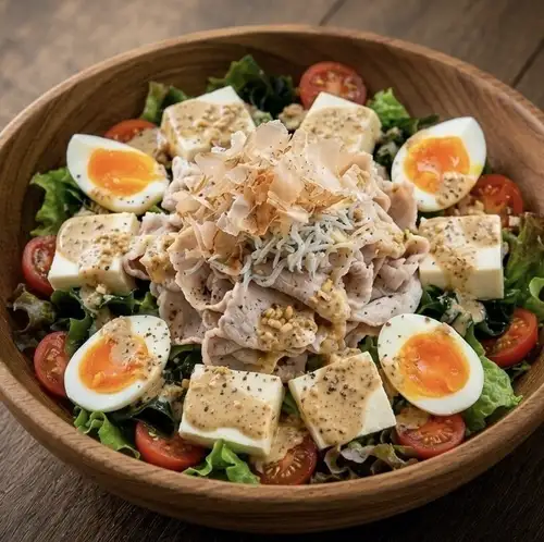 胡麻ドレッシングサラダ
