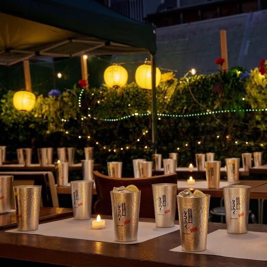 【お通し&席料なし】新宿ビアガーデン Rooftop Terrace 新宿店