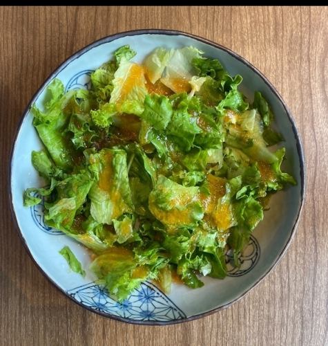 Green salad of local vegetables