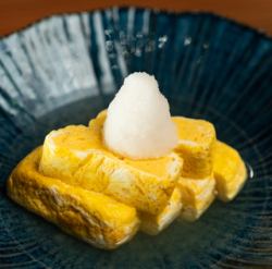 Oden restaurant's rolled omelet