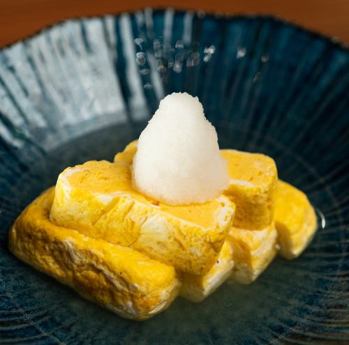 Oden restaurant's rolled omelet