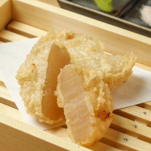 Oden radish tempura