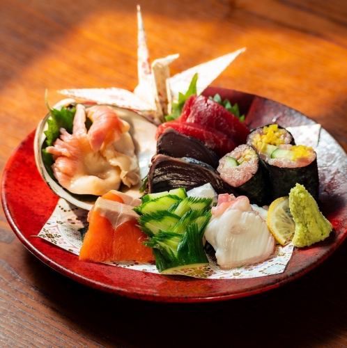 You can fully enjoy the charm of fresh fish!