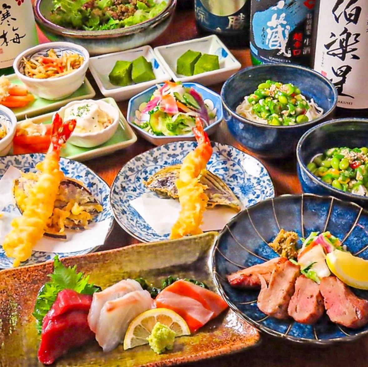 Enjoy seasonal dishes at our restaurant.Enjoy delicious food from Miyagi and Tohoku at a locally produced izakaya.