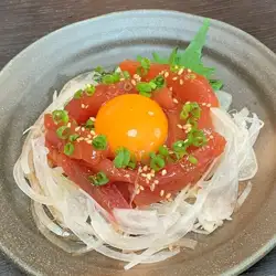 Bluefin tuna yukke