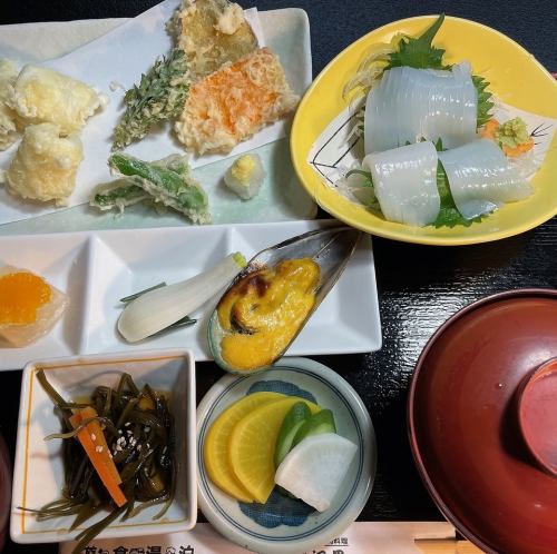 ヤリイカ御膳
