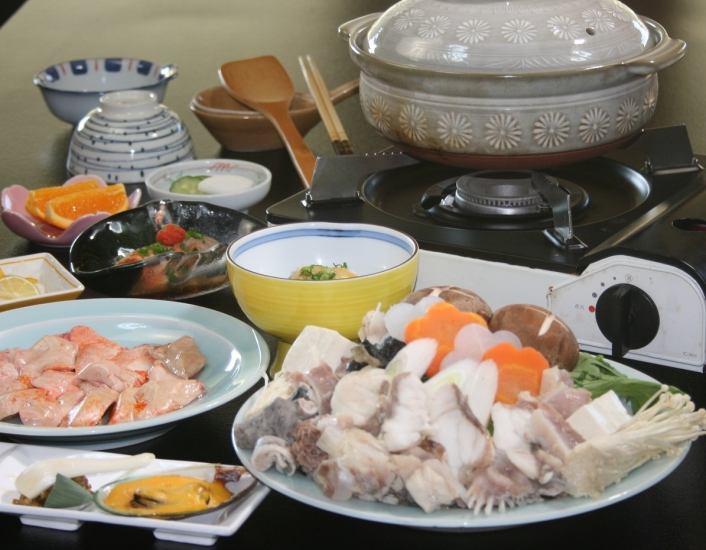 あんこうのシーズン到来！海辺里のどぶ汁仕立てあんこう鍋料理！