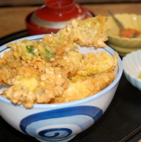 Fugu tempura set meal