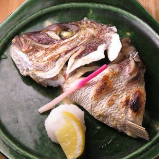 Grilled red sea bream