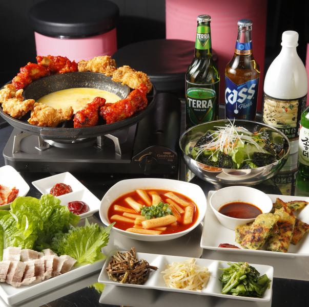 韓国料理を楽しめるコースは4000円～◎定番人気韓国料理から変わりメニューまで！