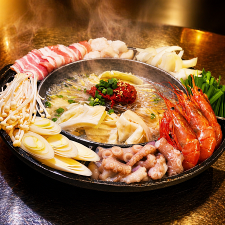 Nakgopse Hot Pot Plan! 120-minute all-you-can-drink included! 5000 yen