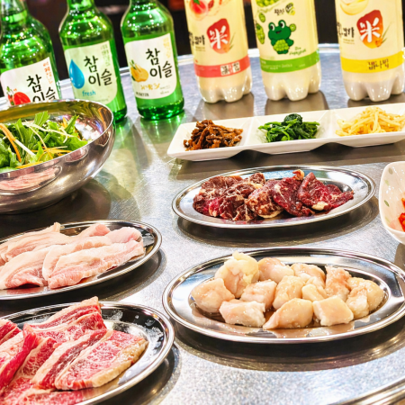 Great value for money! Weekday-only all-you-can-eat yakiniku and all-you-can-drink for 120 minutes. All-you-can-eat yakiniku and Korean food for 4000 yen (tax included).